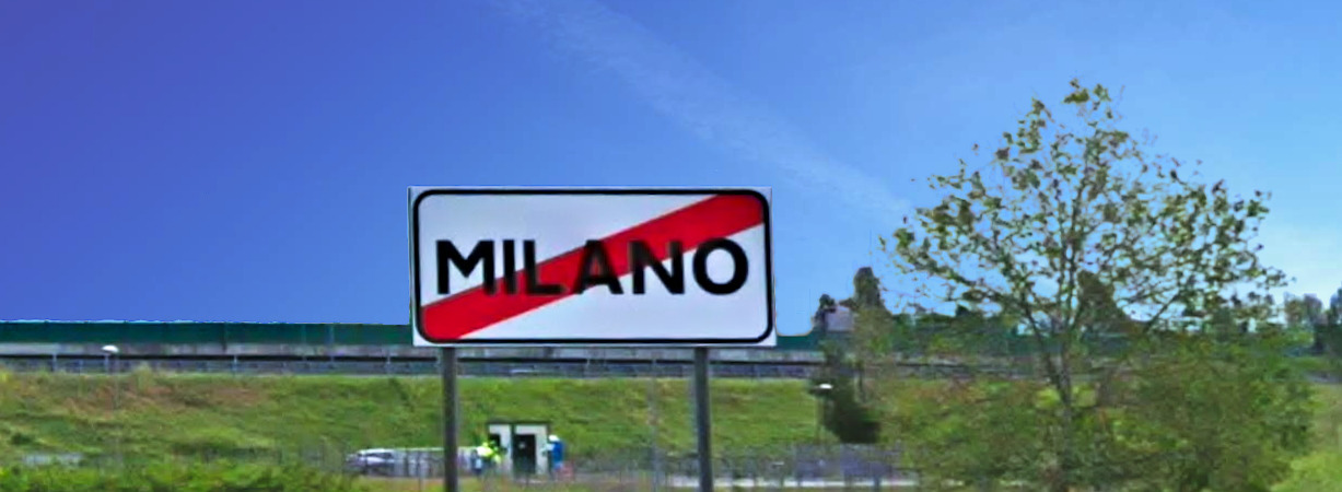I confini del real estate italiano al di fuori di Milano.