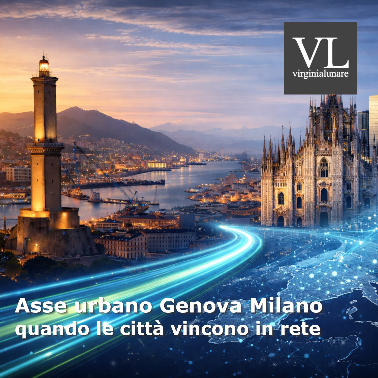 Asse urbano Genova – Milano: quando le città vincono in rete